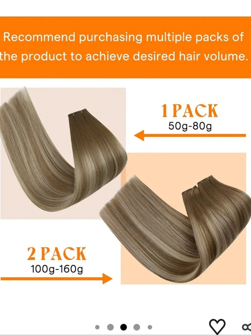 Sunny Hair Genius Weft Hair Extensions Human Hair Blonde Balayage 14